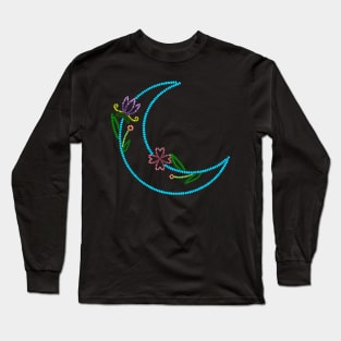 Beadwork moon Long Sleeve T-Shirt